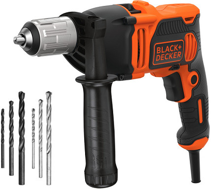 BLACK+DECKER BEH850K (850W) příklepová vrtačka + sada vrtáků