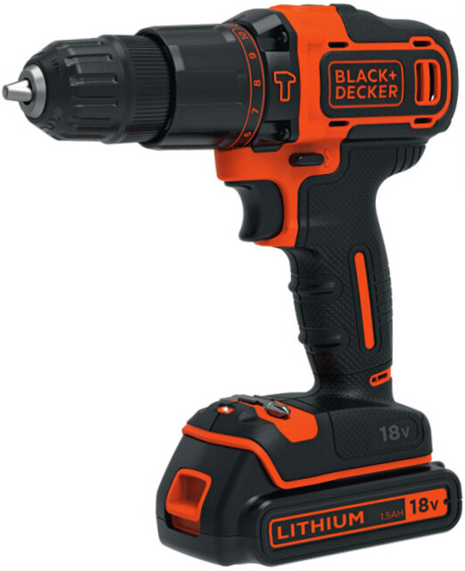 BLACK+DECKER BDCHD18KB aku příklepová vrtačka