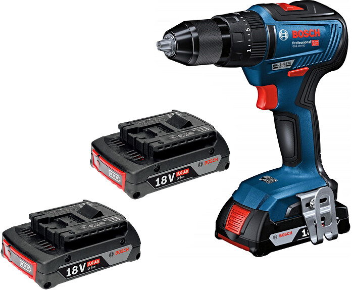 BOSCH GSB 18V-50 (3x2Ah) aku příklepová vrtačka