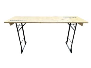 TENTino Skládací barový stůl 220x70 cm (výška 110 cm) Barva stolu: SVĚTLÝ