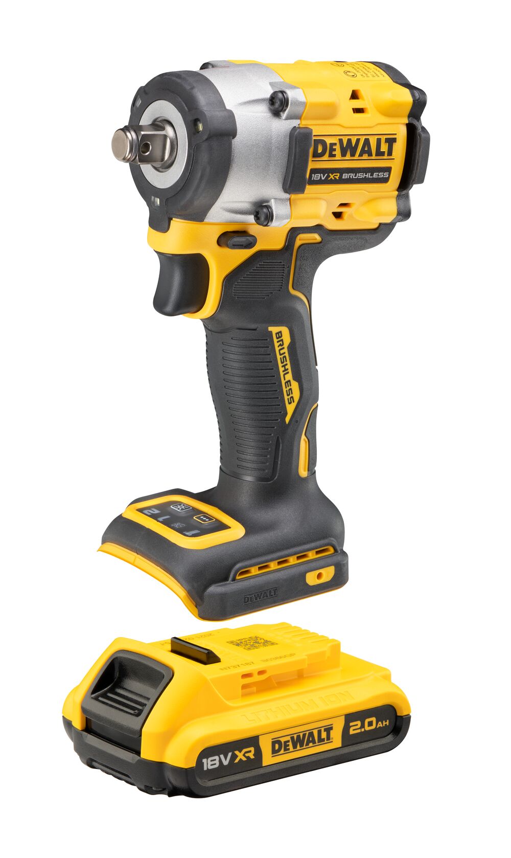 DeWALT DCF921D2T 18V (2x4Ah) rázový utahovák 1/2" s pojistným kroužkem