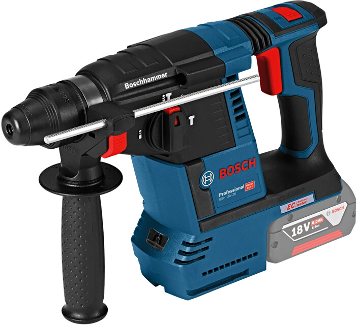 BOSCH GBH 18V-26 (verze bez aku) 18V bezuhlíkové aku kladivo SDS-Plus / 2