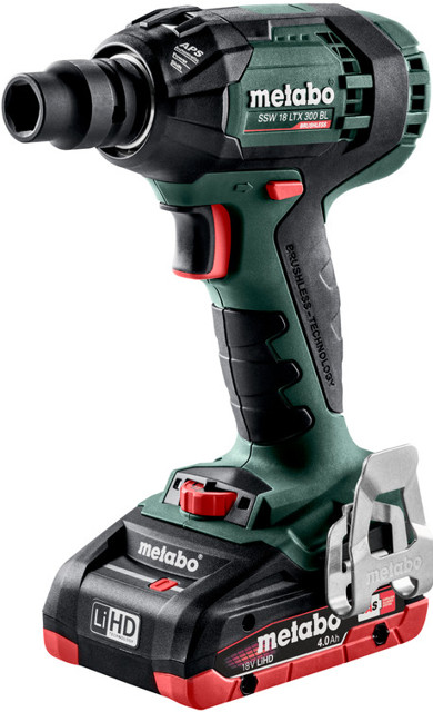 METABO SSW 18 LTX 300 BL (2x4Ah) aku rázový utahovák