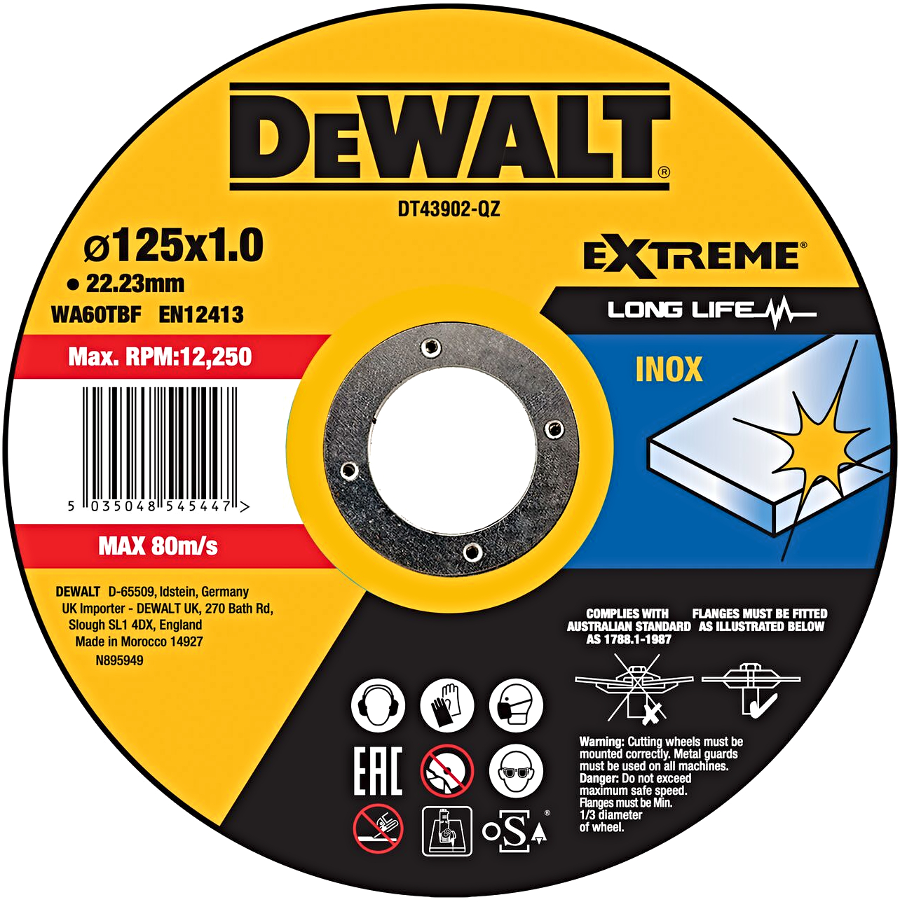 DeWALT DT43902 125x22