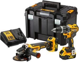 DeWALT DCK2080P2T DCD796 + DCG405 - bezuhlíková sada aku nářadí