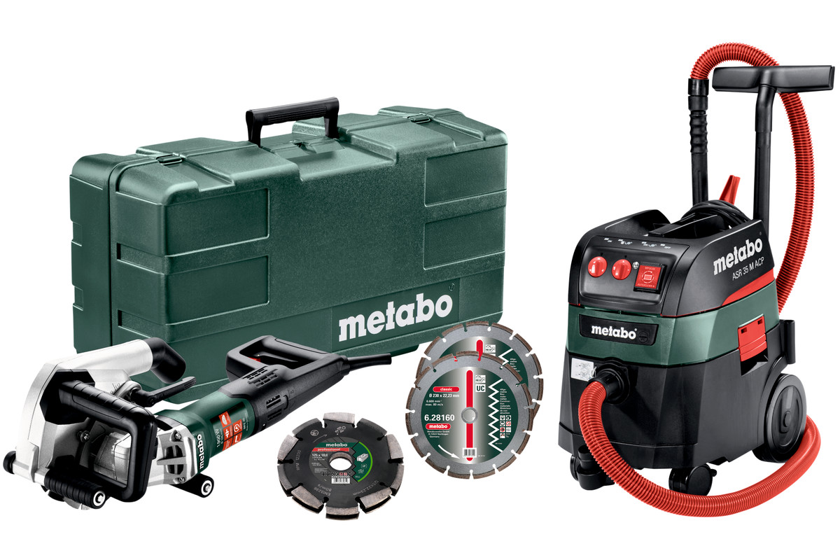 METABO Set fréza na zdivo MFE 40 + vysavač ASR 35 M ACP