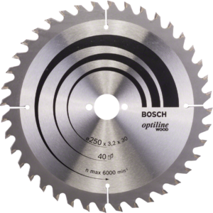 BOSCH 250x30mm (40Z) pilový kotouč na dřevo Optiline Wood (3