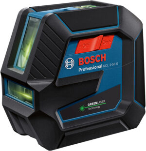 BOSCH GCL 2-50 G křížový laser s olovnicí + kufr