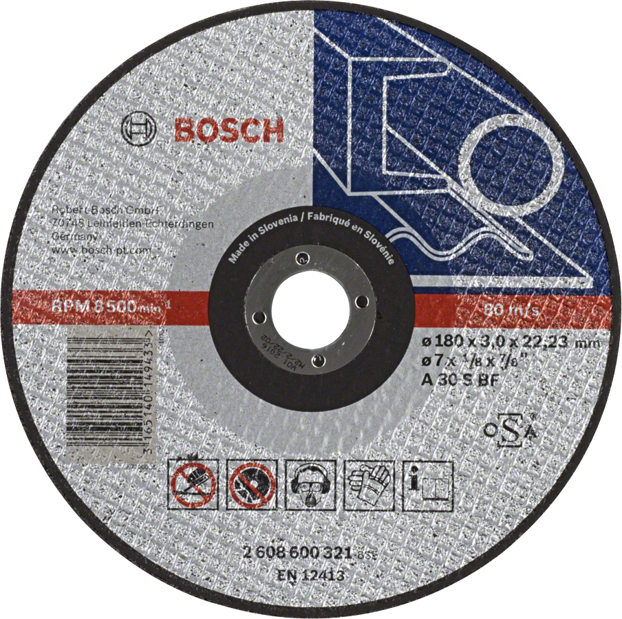 BOSCH Expert for Metal rovný dělící kotouč na kov 180mm (3 mm)