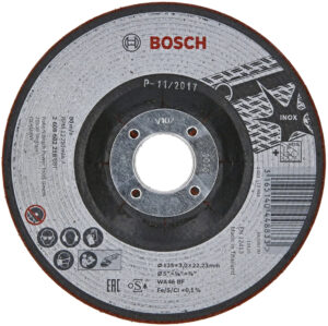 BOSCH polopružný brusný kotouč na nerez 125mm (3 mm)