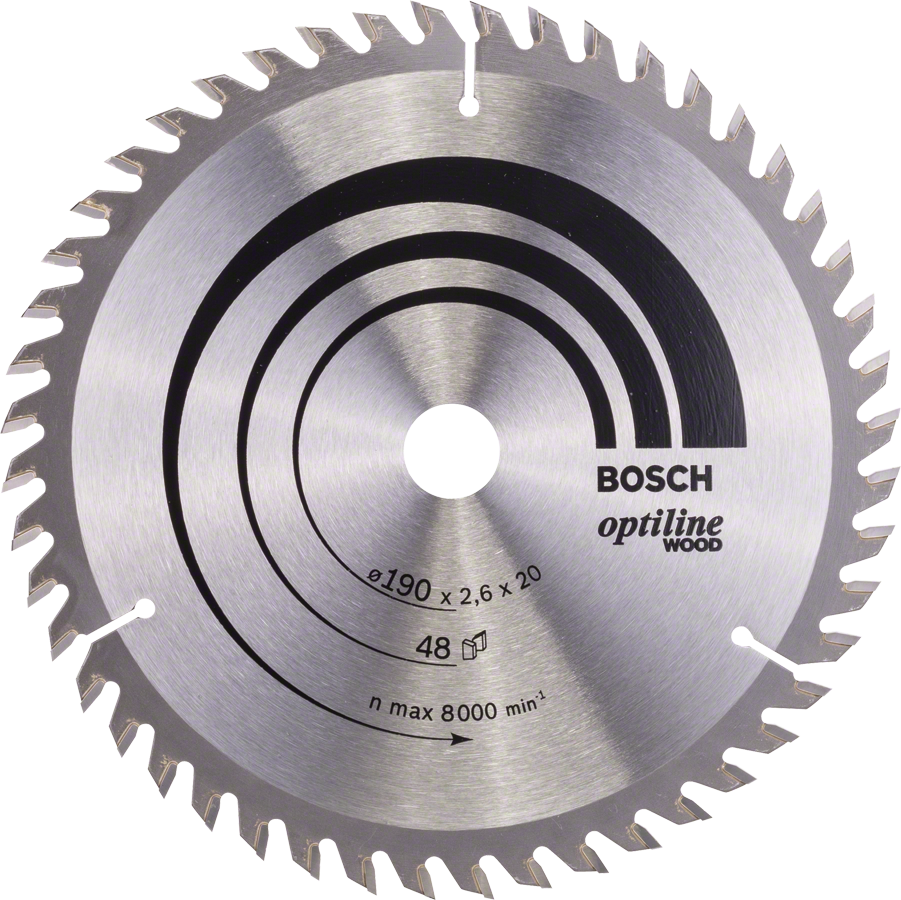 BOSCH Optiline Wood kotouč na dřevo 190x20mm (48Z)