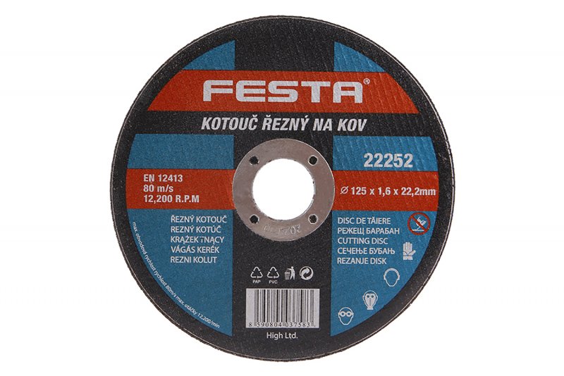 FESTA Kotouč řezný na kov 125x1