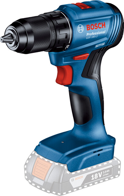 BOSCH GSR 185-LI Brushless (verze bez aku) 18V aku vrtačka / 50 Nm