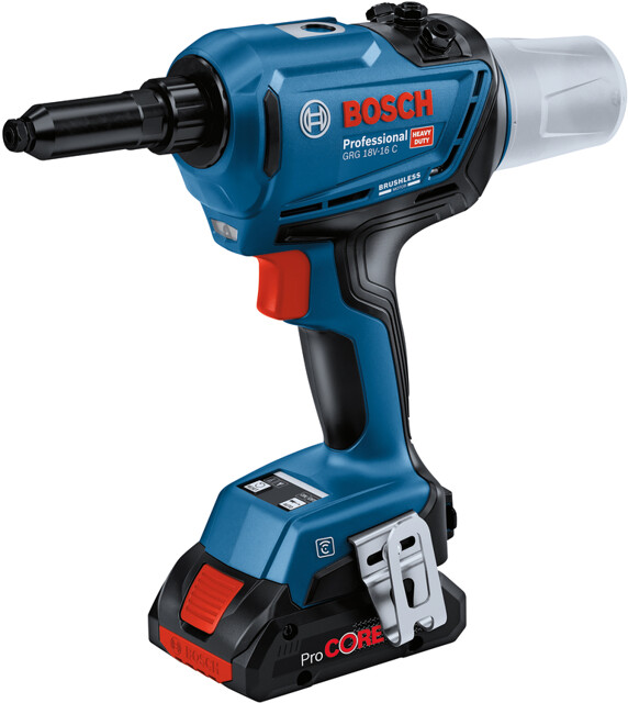 BOSCH GRG 18V-16 C (2x4Ah) aku nýtovací pistole