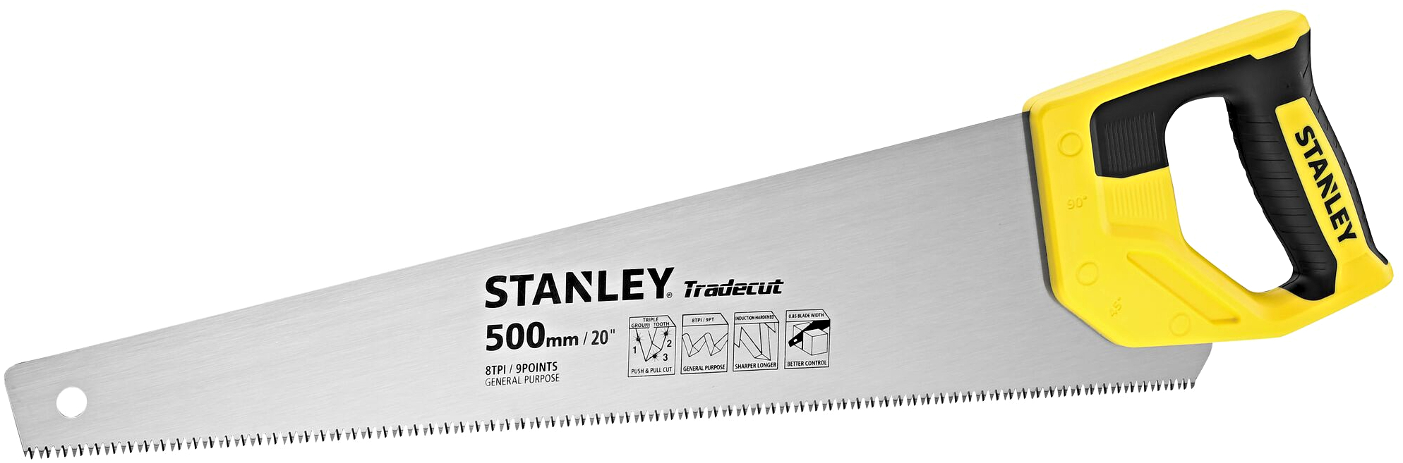 STANLEY STHT20350-1 Tradecut 3.0 ruční pila na dřevo 500mm 7 TPI