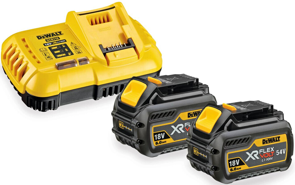 DeWALT DCB118T2 FlexVolt 54V sada nabíječka DCB118 + 2x akumulátor 6