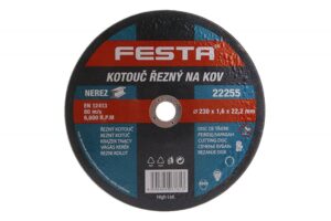 FESTA 22255 Kotouč řezný na kov 230x1