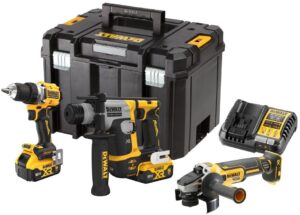 DeWALT DCK355P2T aku sada DCD800 + DCG405 + DCH172