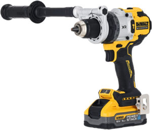 DeWALT DCD1007H2T (2x5Ah) 18V XR PowerStack příklepová aku vrtačka – 169 Nm