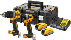 DeWALT DCK2050E2T 2dílná kombo sada aku nářadí s akumulátory PowerStack (1