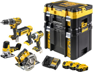 DeWALT DCK500P3T 18V XR (3x5Ah) 5dílná kombo sada aku nářadí