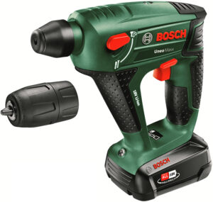 BOSCH Uneo Maxx 18 LI aku kladivo (2x 2