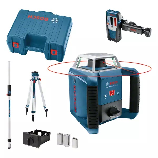 BOSCH GRL 400 H rotační laser + stativ (sada)