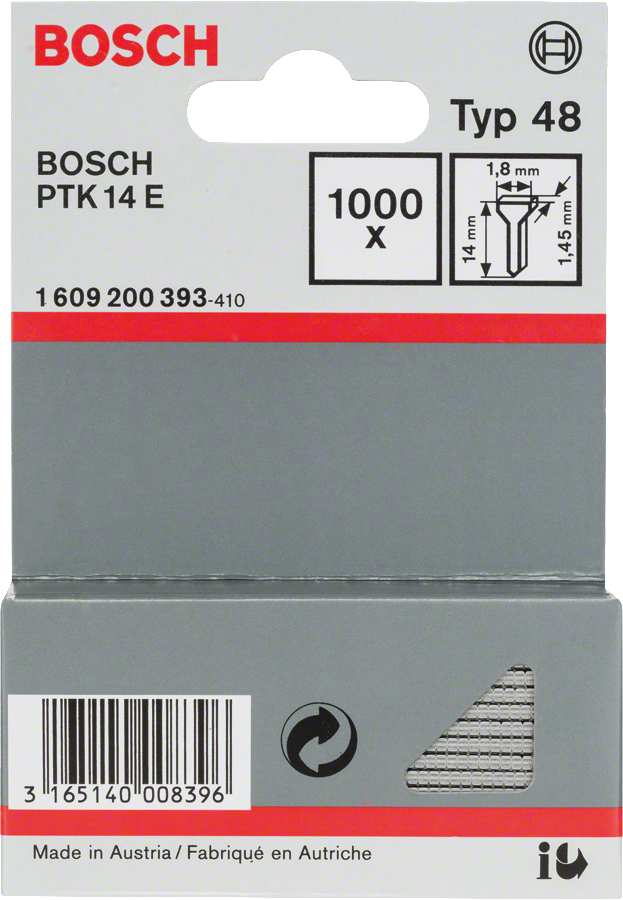 BOSCH hřebíčky typ 48 - délka 14 mm