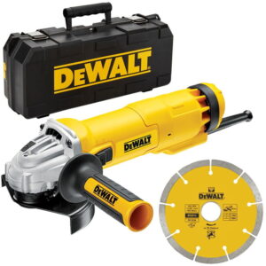 DeWALT DWE4217KD 1200W/125mm úhlová bruska s kufrem + řezný DIA kotouč