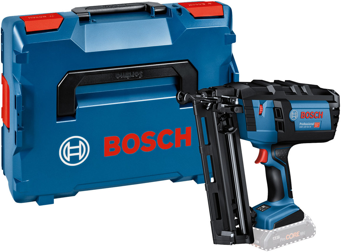 BOSCH GNH 18V-64 M solo + L-Boxx (verze bez aku) aku hřebíkovací pistole do dřeva