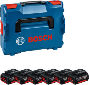 BOSCH Set 6x akumulátor ProCORE18V 4Ah + kufr L-Boxx