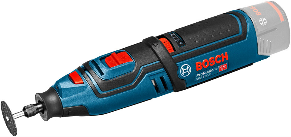 BOSCH GRO 12V-35 (verze bez aku) 12V aku přímá bruska