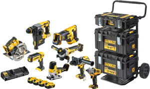 DeWALT DCK856P4 18V XR (4x5Ah) sada aku nářadí s kufry a vozíkem ToughSystem 2.0