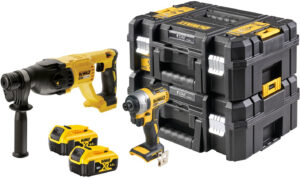 DeWALT DCK2023M2T 18V XR (2x5Ah) kombo sada aku nářadí DCH133 + DCF787