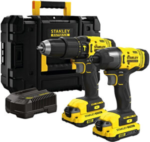 STANLEY SFMCK465D2T (2x2Ah) FatMax V20 combo sada aku nářadí