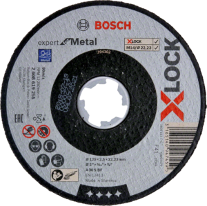 BOSCH X-LOCK 125mm dělicí kotouč na kov Expert for Metal 125 x 22