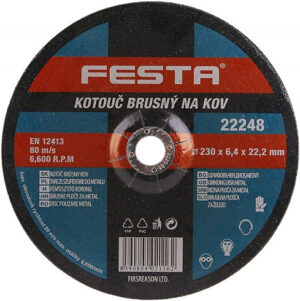 FESTA 22248 230mm kotouč brusný na kov 230 x 22